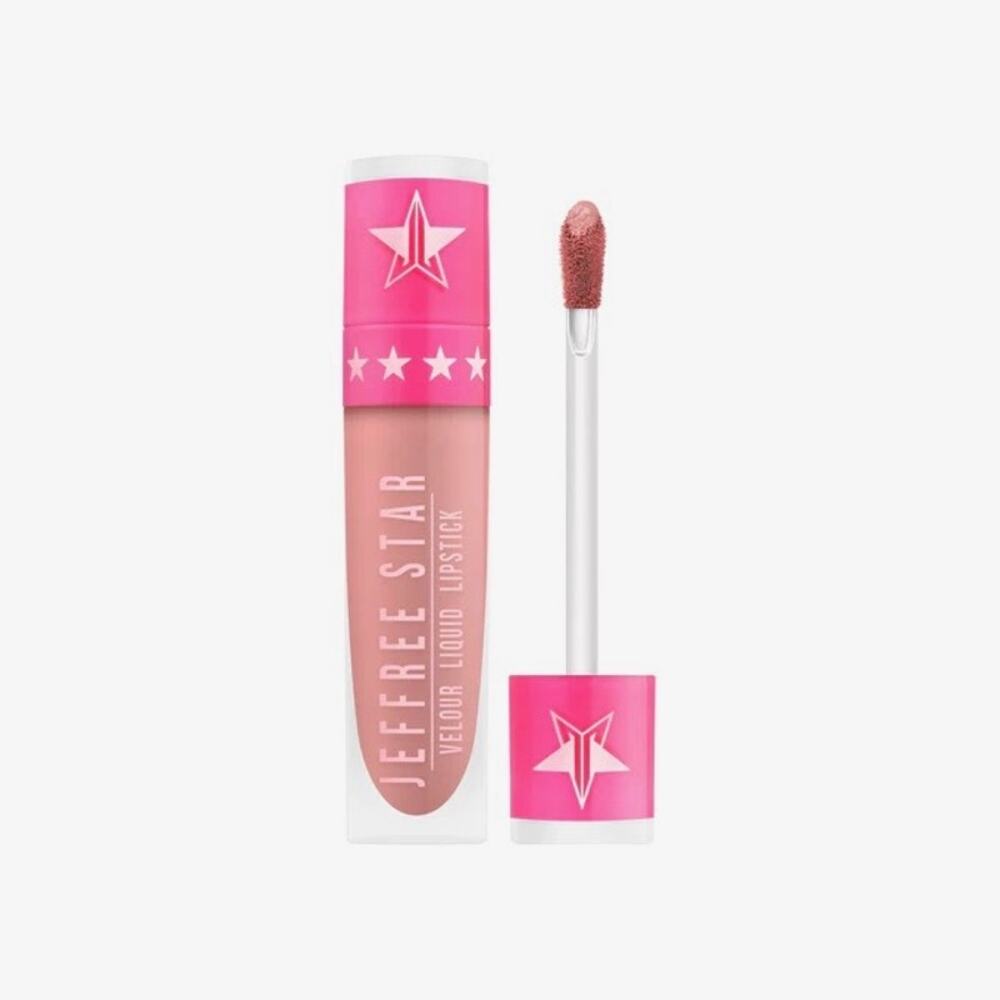 JEFFREE STAR Velour Liquid Lipstick in Christmas Cookie (peach/nude) 3-PACK NEW